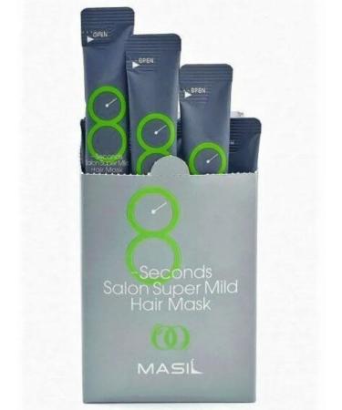 MASIL Hair mask Salon Super Mild Hair Mask 8 ml*20 pcs - Buy Online on GoSupps.com