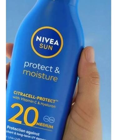 Sunscreen cream Nivea SPF 20 200ML - Buy Online on GoSupps.com