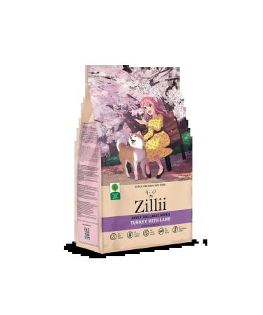Zillii Dry food for large dogs with turkey and lamb 3 kg