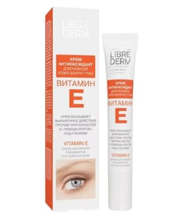 LIBREDERM Vitamin e skin cream around the eyes 20 ml - Buy Online on GoSupps.com