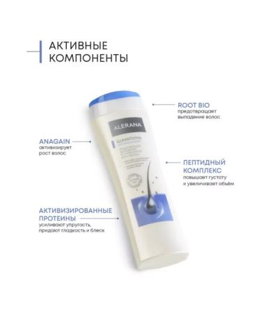Alerana Shampoo from falling out 250ml - Buy Online on GoSupps.com