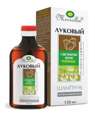 MIRROLLA Onion shampoo with a burdock root extract 150ml