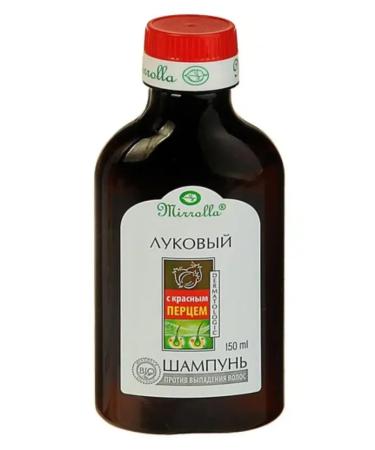 MIRROLLA Onion shampoo with red pepper extract 150ml - Buy Online on GoSupps.com