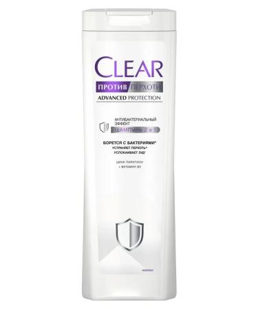 clear Shampoo against dandruff 2v1 380ml