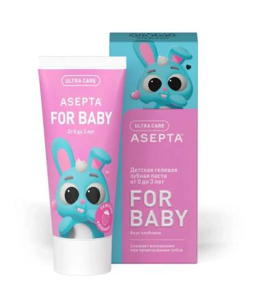ASEPTA Baby toothpaste gel paste 0-3 years 50 ml