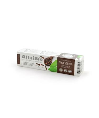 AltaiBio Dental pasta Strengthening gum cloves 75 ml - Buy Online on GoSupps.com