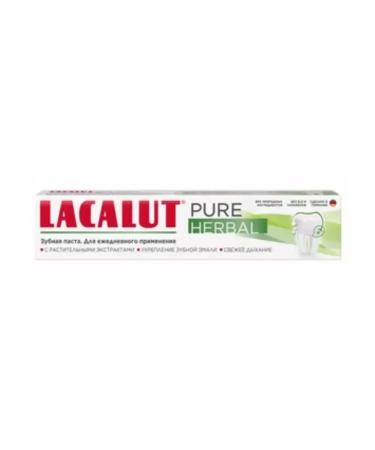 LACALUT Toothpaste Pure Herbal 75 ml - Buy Online on GoSupps.com