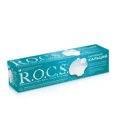 ROCS Active calcium toothpaste 135 ml - Buy Online on GoSupps.com