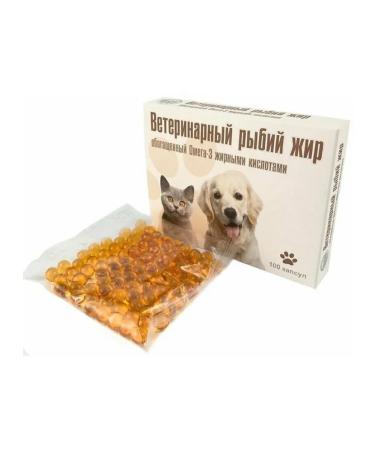 waka Fish oil for cats and dogs with omega-3 in package 100 cap