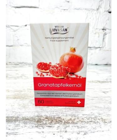 Vivasan Natural Swiss dietary bacders of pomegranate bones 60 pcs - Buy Online on GoSupps.com