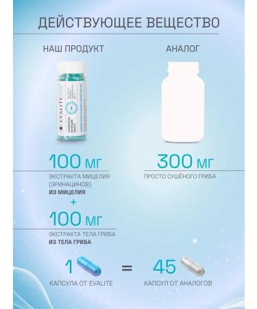 EVALITEsuperfood Combus ezhovik 64 capsules - Buy Online on GoSupps.com