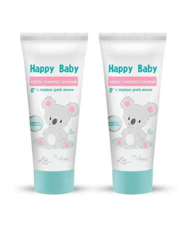 Liv Delano Children's cream for newborn universal Happy Baby 2 pcs