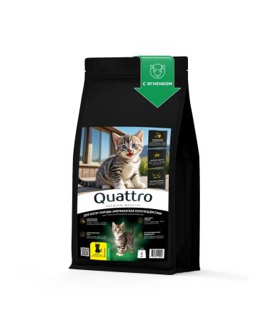 QUATTRO Feed for kittens American short -haired with lamb 2 kg