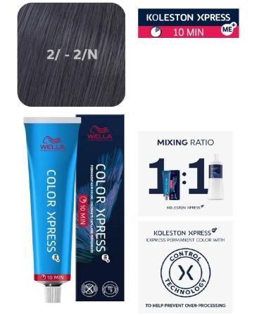 WELLA PROFESSIONALS Color Xpress 2 - 2N Black hair dye 60 ml