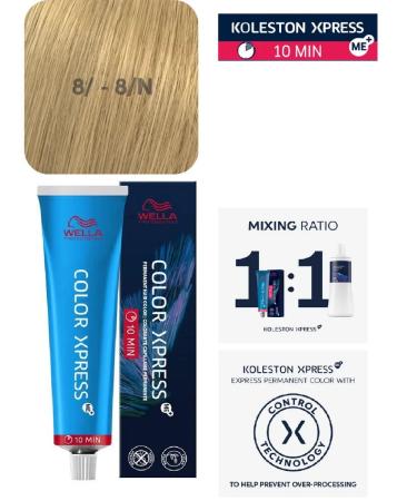 WELLA PROFESSIONALS Color Xpress 8 - 8n Light Blonde hair dye 60 ml