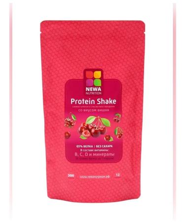 Newa Nutrition Protein cocktail with cherry taste 300 g - Buy Online on GoSupps.com