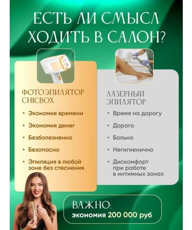 Chicbox Unlimited photoepilator for hair removal - Buy Online on GoSupps.com