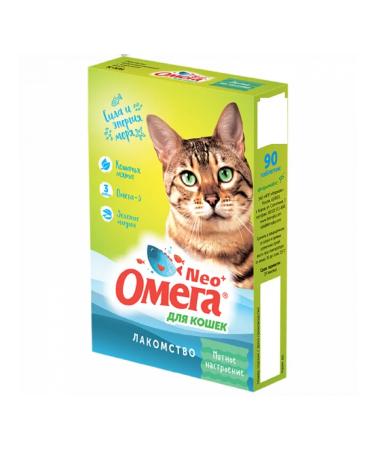 Omega Neo A treat with a cat's mint 90 tab in the unit - Buy Online on GoSupps.com