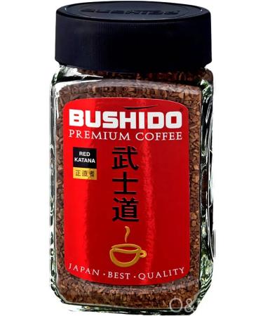 Soluble coffee Bushido Red Katana 100g - Buy Online on GoSupps.com
