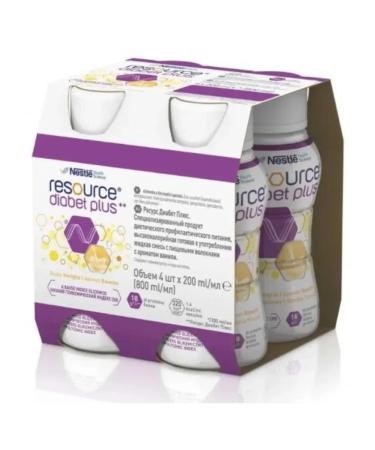 Diabetes resource plus mixture vanilla 200 ml