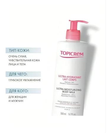 TOPICREM Milk ultra-moisturizer 1000 ml - Buy Online on GoSupps.com