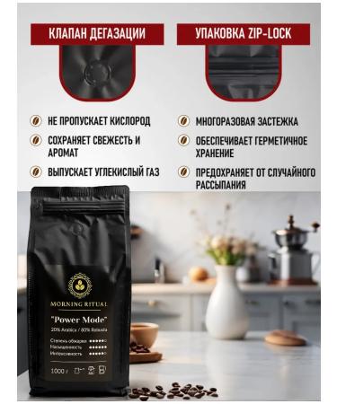 Coffee in Morning Ritual "Power Mode" 1 kg - Buy Online on GoSupps.com