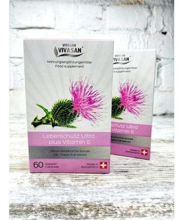 Vivasan Natural Bad Ultra Protection of the liver plus vitamin E 60pcs - Buy Online on GoSupps.com