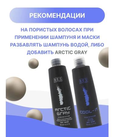 BES Tinting hair mask from yellowness Cool it 300 ml - Buy Online on GoSupps.com