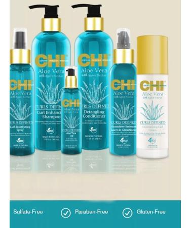 chi Shampoo for curly hair with aloe and nectar Agawa Aloe Vera - Buy Online on GoSupps.com