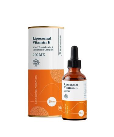 Liposomal Vitamins Liposomal vitamin E 200 IU in liquid form 50 ml - Buy Online on GoSupps.com