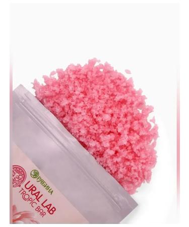 URAL LAB Salt body scrub "Pion" with almond oil - Buy Online on GoSupps.com