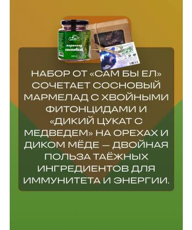 I would eat it myself Set of marmalade pine and tsukata from a cone 100 g - Buy Online on GoSupps.com