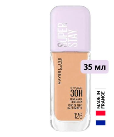 Maybelline New York MAYBELLINE Super Stay Lumi-Matte Foundation No. 126