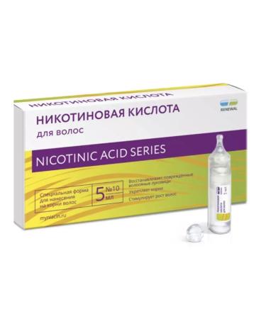 RENEWAL Nicotinic acid for hair growth 5 ml 10pcs renewed - Buy Online on GoSupps.com