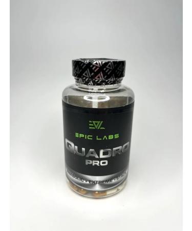Epic Labs Quadro Pro 60 capsules growth of muscle mass and body relief - Buy Online on GoSupps.com