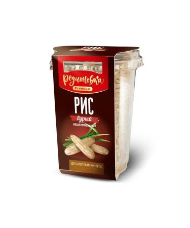Cereal rice brown in a glass 375 g tm Rodionovka - Buy Online on GoSupps.com