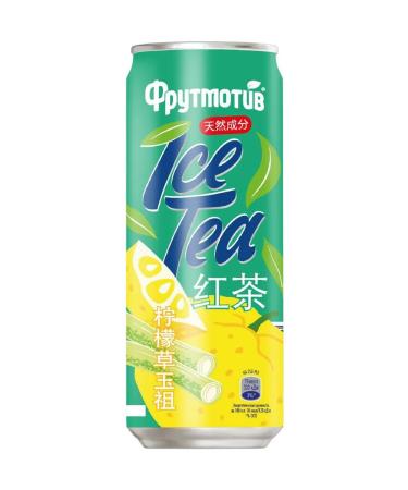 Fruitmotive Black tea Ice-Tia Lemongrass and Yuza 0.33 l 12 pcs - Buy Online on GoSupps.com