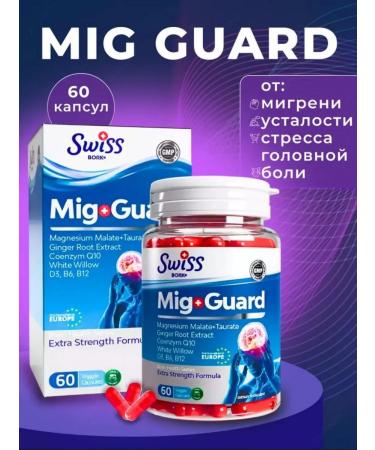 Vitamins from headaches and migraines Mig Guard - Buy Online on GoSupps.com