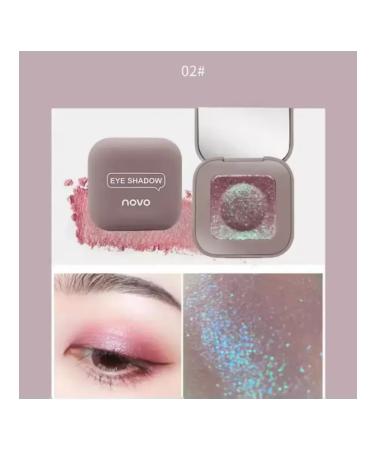 Novo Creamy shadows for the eyelids shiny 1pc 02