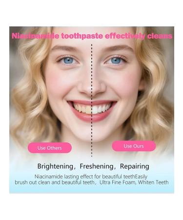 Toothpaste 100 g with niacinamide for bleaching fresh - Buy Online on GoSupps.com