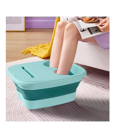 Foot bath massage folding with a green lid - Buy Online on GoSupps.com