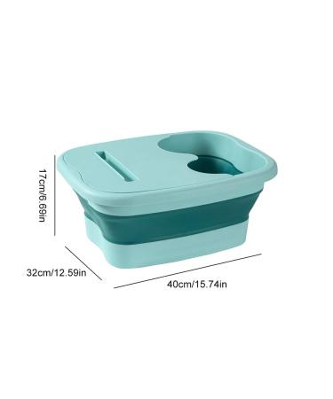 Foot bath massage folding with a green lid - Buy Online on GoSupps.com