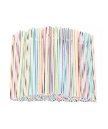 Colored flexible plastic tubes for drinks 300 pcs - Buy Online on GoSupps.com