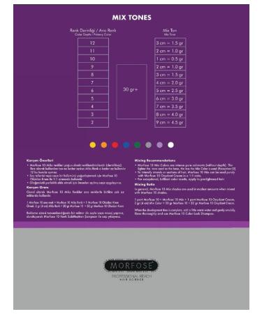 MORPHOSES Cream paint 5.22 Intensive purple light brown -haired 100ml - Buy Online on GoSupps.com