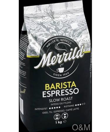 Grain coffee Merrild Barista EspressoKg 3pcs - Buy Online on GoSupps.com