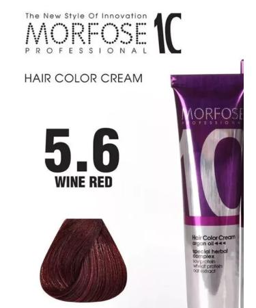 MORPHOSES Cream paint 5.6 Red light brown -haired 100 ml
