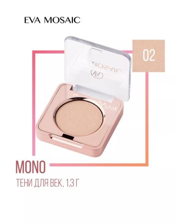 EVA Mosaic Eye eye shadow shallows Satin palette Mono 1.3 g 02 - Buy Online on GoSupps.com