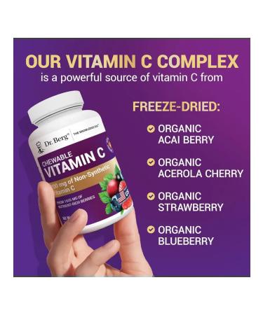 Dr Berg's Chewing complex of vitamin C - Buy Online on GoSupps.com