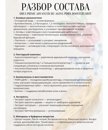 OHui Prime Advancer PDRN Facial Serum Sample Set 30 pcs. x 1 ml. - Buy Online on GoSupps.com