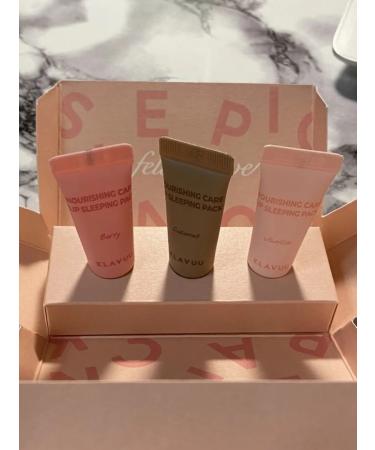 KLAVUU Set of night masks for lip 3 pcs mini versions - Buy Online on GoSupps.com